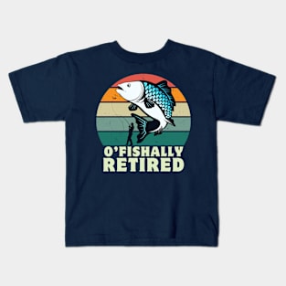 ofishally retired Kids T-Shirt